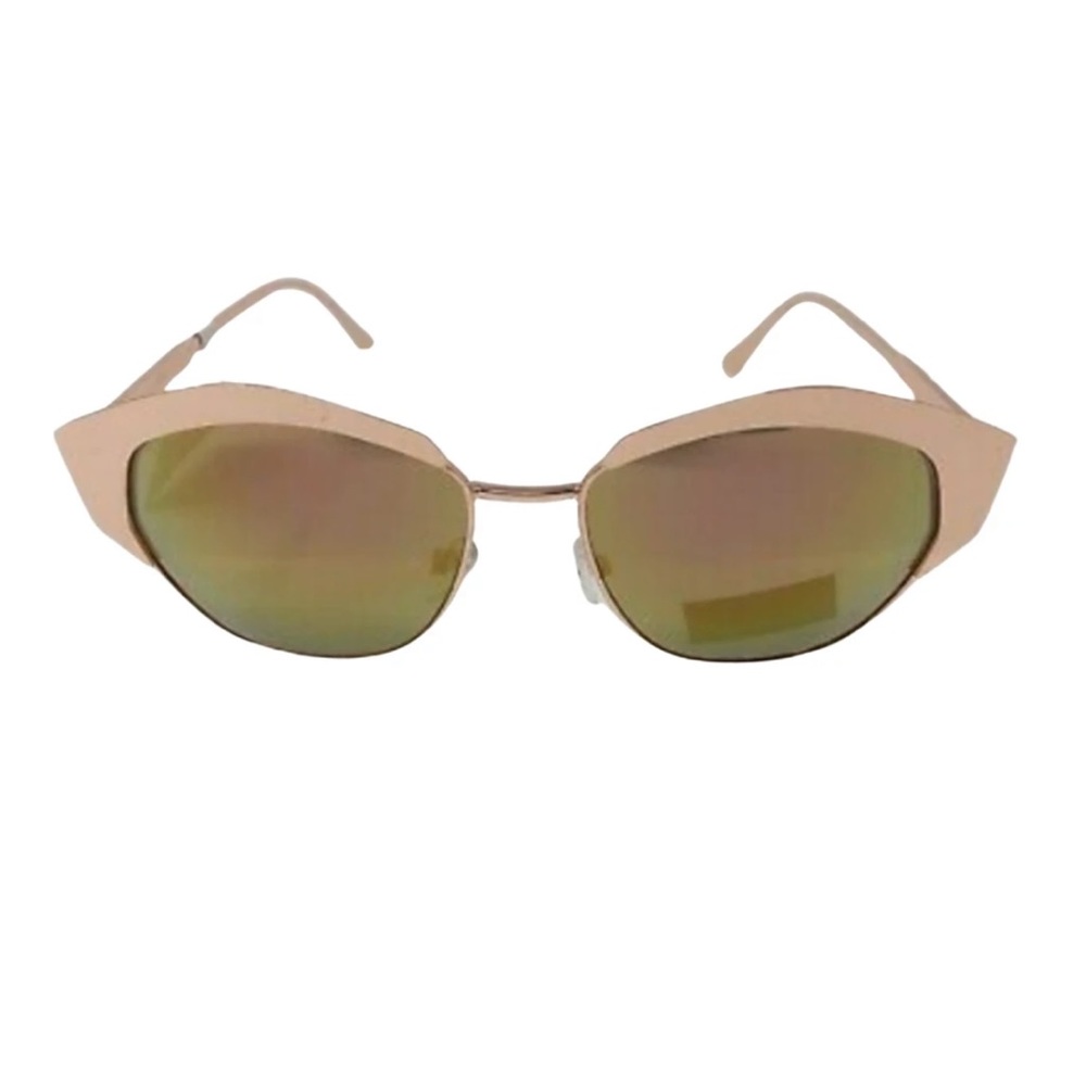 Joe’s Jeans Cat Eye Rose Gold Metallic Sunglasses
